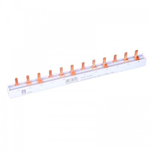 BARRAMENTO  80A TRIFASICO 12P DIN 22CM TAF