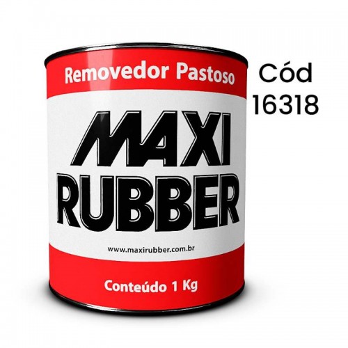 REMOVEDOR TINTA PASTOSO 1KG MAXI RUBBER