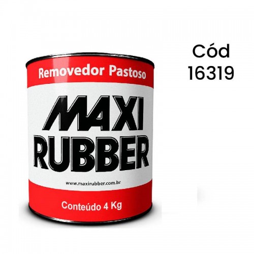 REMOVEDOR TINTA PASTOSO 4KG MAXI RUBBER