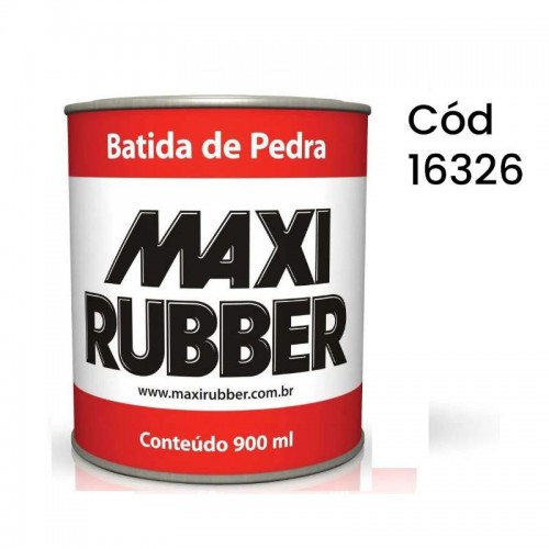 BATIDA DE PEDRA PRETO 900ML BATE MAXI RUBBER