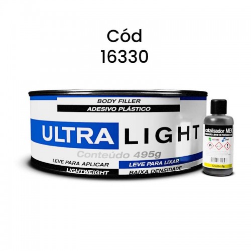 MASSA PLASTICA 495G CZ ULTRA LIGHT MAXI RUBBER