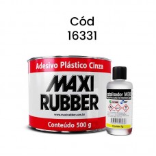 16331 - MASSA PLASTICA 500GR CINZA MAXI RUBBER 