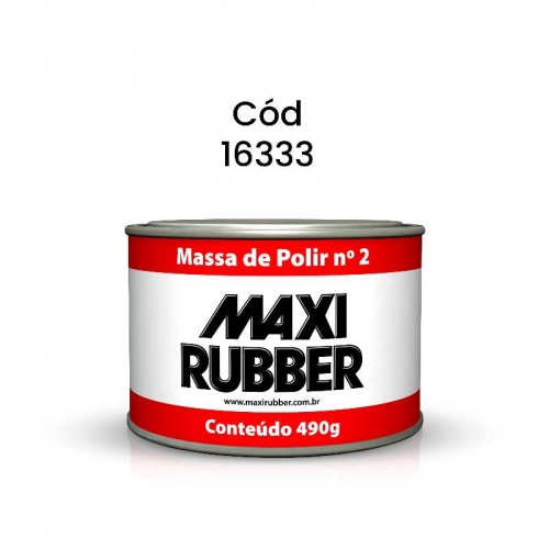 MASSA DE POLIR Nº2 MAXI RUBBER 490GR