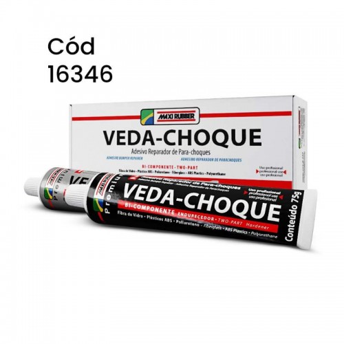 ADESIVO REPARADOR VEDA CHOQUE BICOMPONENTE 150G MAXI RUBBER 