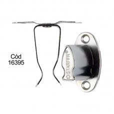 16395 - FIXADOR P/ PORTA AÇO NIQUELADO PISO STARFER