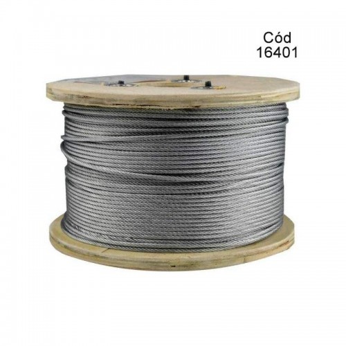CABO AÇO GALVANIZADO 6X7 STARFER 4,76MM 3/16
