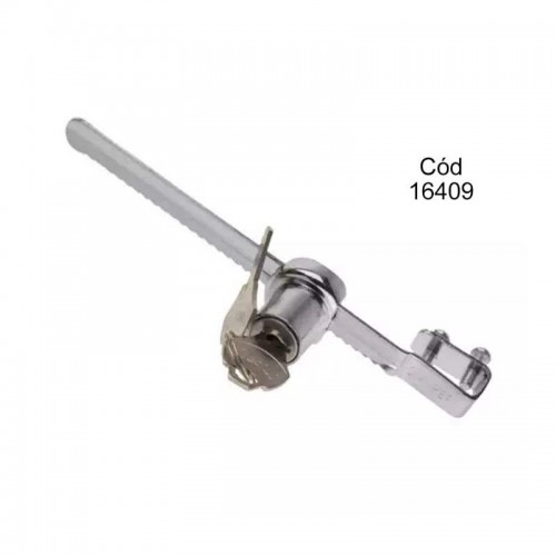 FECHADURA P/VITRINE 140MM ZINCADA STARFER