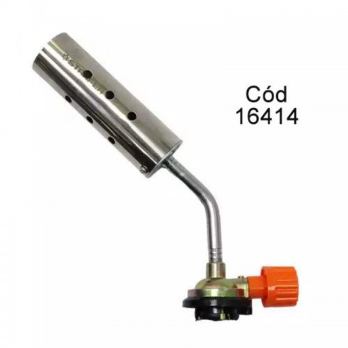 MAÇARICO REGULAVEL P/SOLDA ACENDIMENTO SIMPLES S/REFIL STARFER