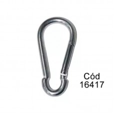 16417 - MOSQUETAO ZINCADO 4X40 C/TRAVA DE MOLA STARFER