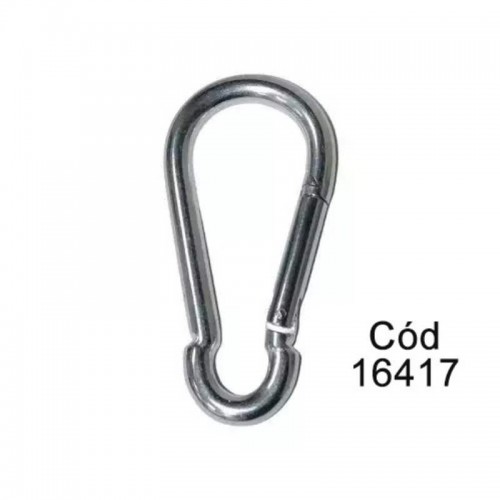MOSQUETAO ZINCADO 4X40 C/TRAVA DE MOLA STARFER