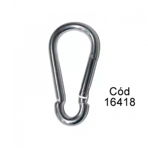 MOSQUETAO ZINCADO 5X50 C/TRAVA DE MOLA STARFER