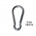 MOSQUETAO ZINCADO 6X60 C/TRAVA DE MOLA STARFER