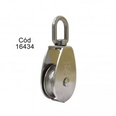 16434 - ROLDANA OLHAL INOX POLIA/MOITAO 50MM CAPACIDADE 100KG STARFER 