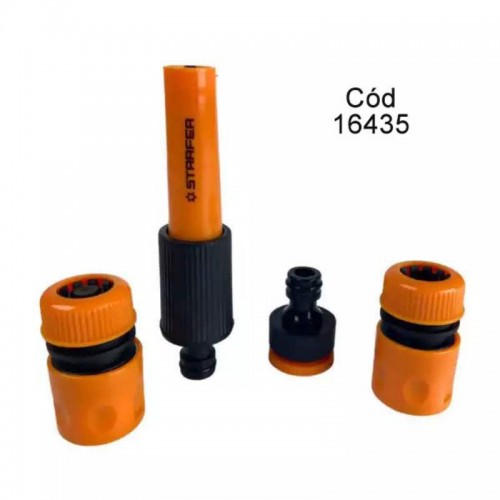 JG ESGUICHO E CONECTORES P/MANGUEIRA 4PCS STARFER