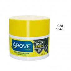 16470 - DESODORANTE ANTITRANSPIRANTE ABOVE CREME SPORT ENERGY MEN 48H POTE 50G