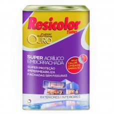 14162 - TINTA EMBORRACHADA PREMIUM OURO 18L BR RESICOLOR 