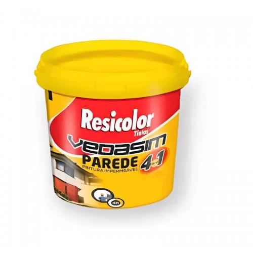 MANTA LIQUIDA PINTURA IMPERMEAVEL VEDASIM PAREDE BRANCA 3,6KG RESICOLOR  