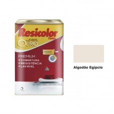 14357 - TINTA ACR.PREMIUM OURO 18L ALGODAO EGIPCIO FOSCO RESICOLOR