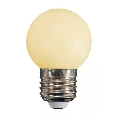 LAMP BOLINHA LED E27 3W-127V BR.QUENTE GALAXY
