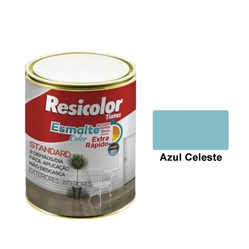 ESMALTE 1/4 SINTET.AZ.CELESTE RESICOLOR