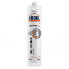 15070 - COLA SILICONE ACETICO 280GR BRANCO CASCOLA