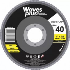 15212 - DISCO FLAP 4.1/2 GR  40 ZIRCONIO WAVES PLUS