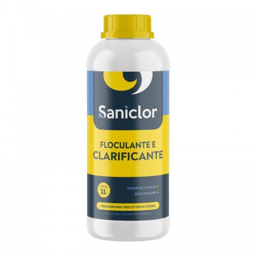 CLARIFICANTE/FLOCULANTE AUXILIAR DE FILTRACAO SANICLOR 1LT 