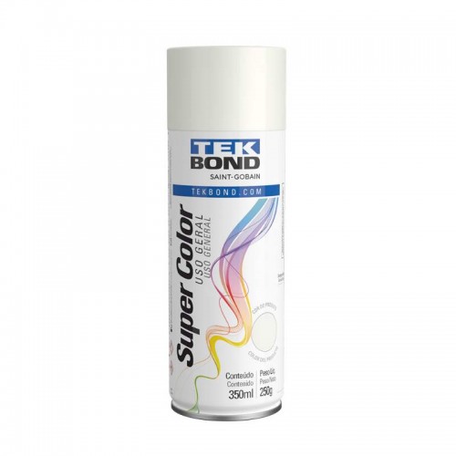 SPRAY U.GERAL TEKBOND BRANCO BRILH 350ML