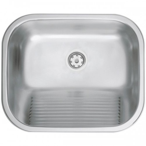 TANQUE ENCAIXE INOX 50X40X23 C/VALVULA 3.1/2 POLIDO TRAMONTINA