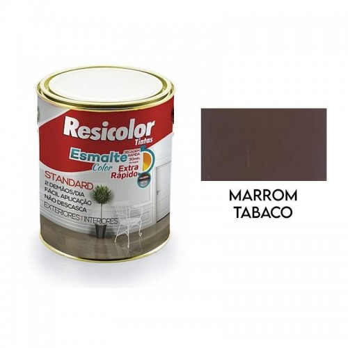 ESMALTE 1/4 SINTET.MARROM TABACO RESICOLOR