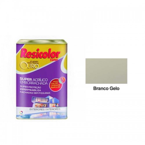 TINTA EMBORRACHADA PREMIUM OURO 18L BR GELO RESICOLOR 