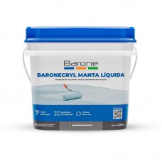 16041 - MANTA LIQUIDA IMPERMEABIZANTE LAJE BRANCA 4KG BARONECRYL BARONE