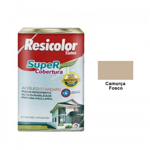 TINTA ACR.STAND. SUPER COBERTURA 18L CAMURÇA FOSCO RESICOLOR