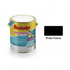 15758 - ESMALTE B.AGUA 3,6L PRETO FOSCO ESMALTEL