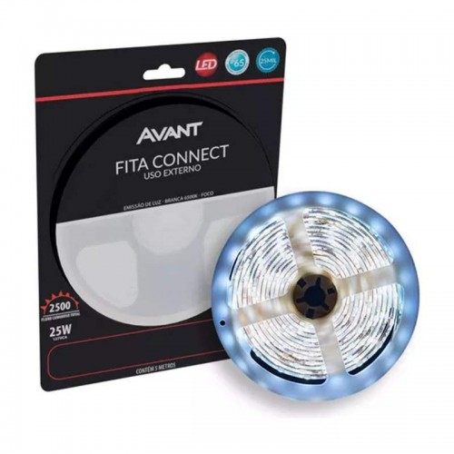 FITA LED DIR.REDE 5W/M 127V IP65 6500 5M