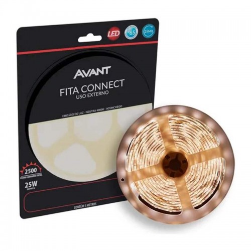 FITA LED DIR.REDE 5W/M 220V IP65 4000 5M