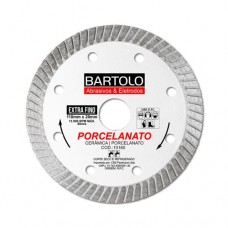 16247 - DISCO DIAMANTADO PORCELANATO 110MM EXTRA FINO 4.1/2 BARTOLO