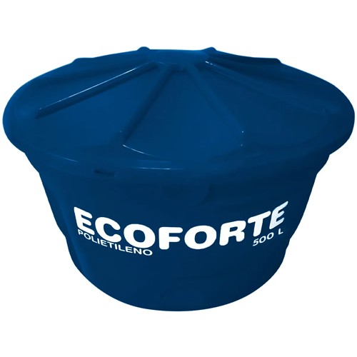CAIXA D'AGUA C/TAMPA  500L ECOFORTE