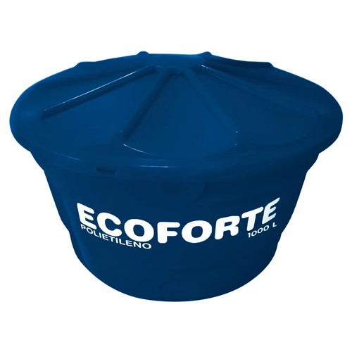 CAIXA D'AGUA C/TAMPA 1000L ECOFORTE