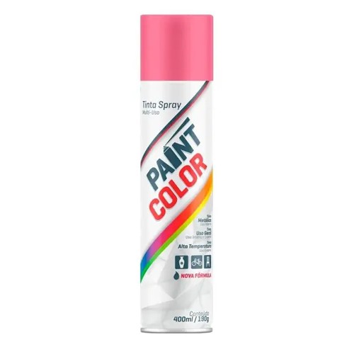 Spray Uso Geral Paint Color Rosa 400ML