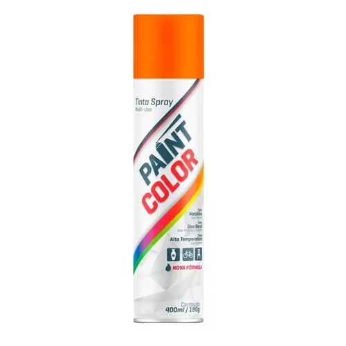 Spray Uso Geral Paint Color Laranja 400ML