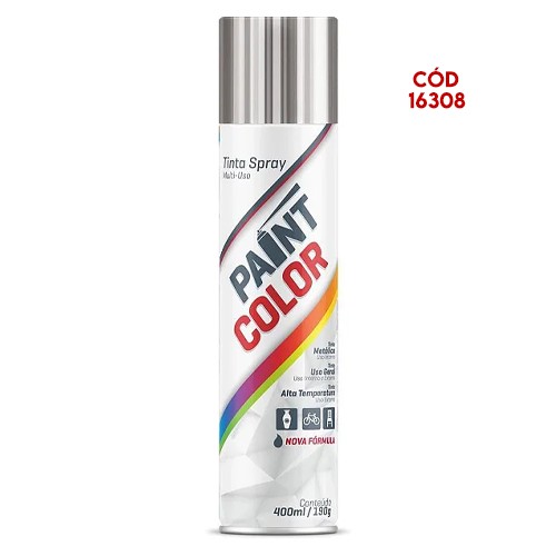 SPRAY METALICO PAINTCOLOR CROMADO 400ML