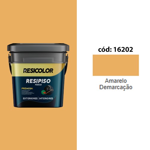 TINTA RESIPISO 3,2L AMARELO DEMARCAÇÃO FOSCO