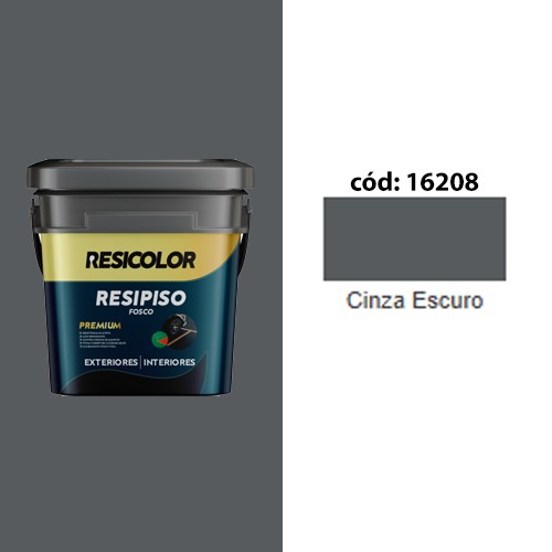 TINTA RESIPISO 3,2L CINZA ESCURO FOSCO