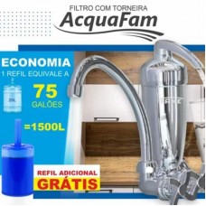 13561 - Torneira Bica Movel com Filtro Parede Cromada Acquafam Fame