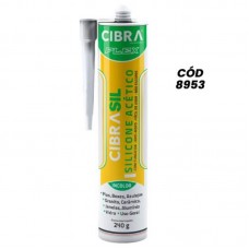 8953 - COLA SILICONE ACETICO 240G INCOLOR CIBRA