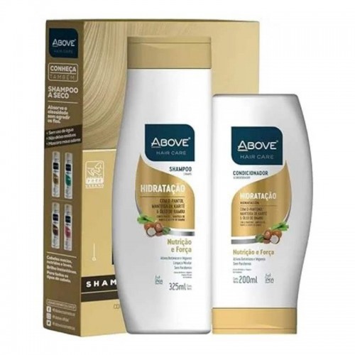 KIT SHAMPOO 325ML E CONDICIONADOR 200ML ABOVE HIDRATAÇAO