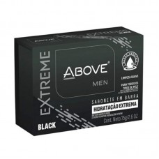 16500 - SABONETE BARRA ABOVE EXTREME BLACK MEN 75G
