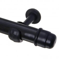 16517 - VARAO CORTINA SIMPLES 2,00M-19MM PRETO
