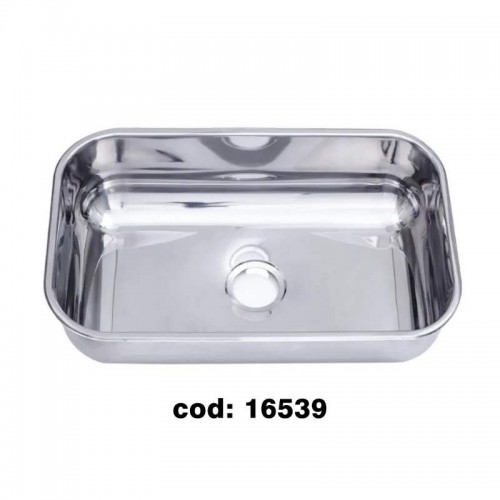 CUBA Nº1 INOX 46X30 FURO 3.1/2 A.BR.TECN
